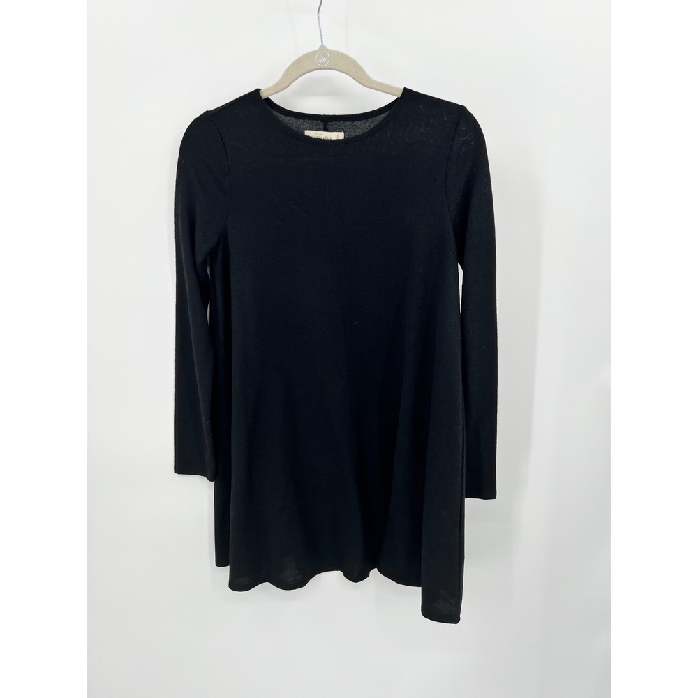 Abercrombie & Fitch Womens Black Long Sleeve Swing Mini Dress Small NWT